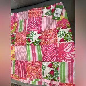 Lilly Pulitzer NWT Karlo Skirt in Local Patch Multi Size 12